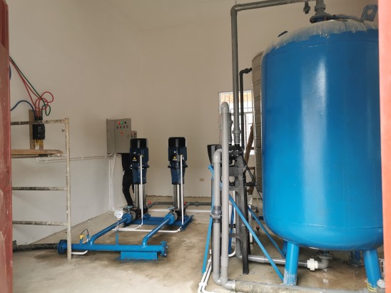 昭通青岗岭50吨/小时水处理及125米扬程一备一用多级供水项目