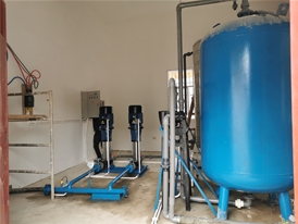 昭通青岗岭50吨/小时水处理及125米扬程一备一用多级供水项目